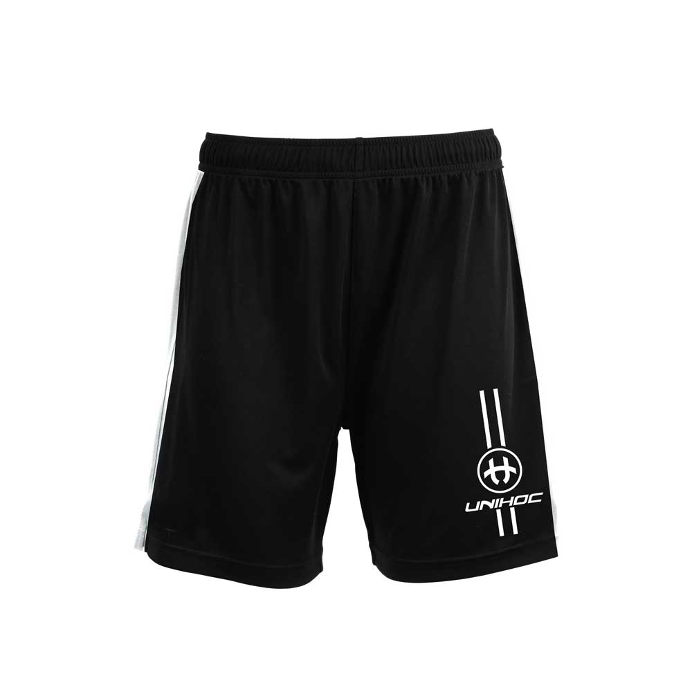 Levně Unihoc Arrow Shorts Black/White JR 160