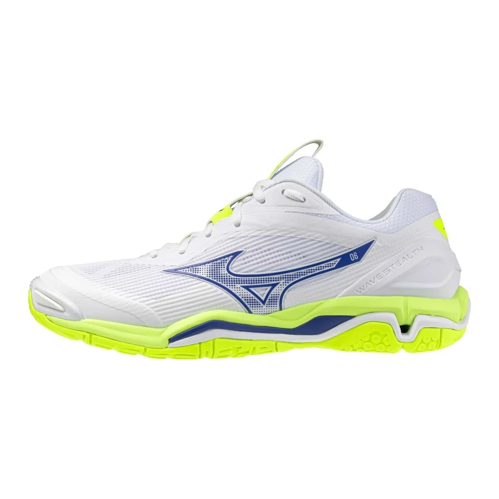 Mizuno Wave Stealth 6 White/Lightning Yellow/Dazzlin 44,5