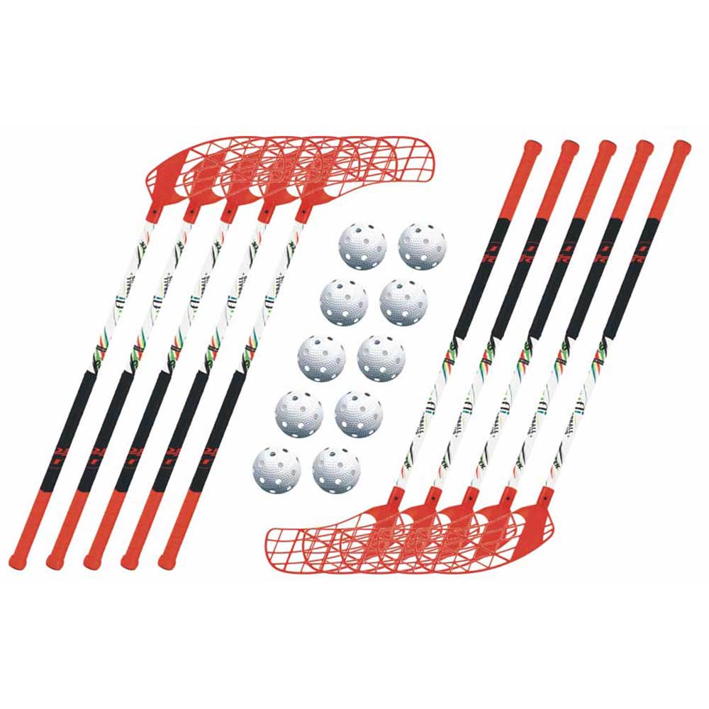 Set Accufli AirTek A80 Orange (10 hokejek) 80 cm (= 91 cm) 6x levá / 4x pravá