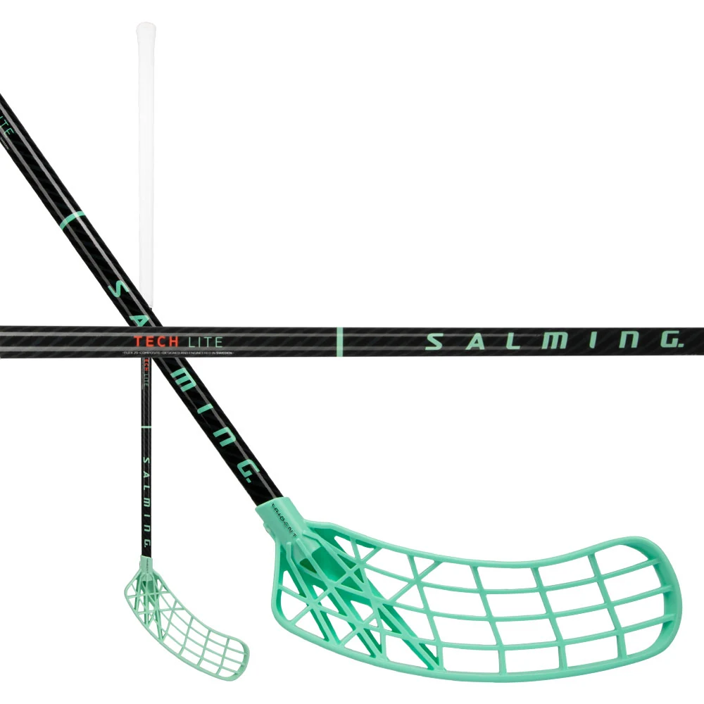Salming Trident  Tech Lite 27 Black/Mint Levá (levá ruka dole) 100 cm (= 111 cm)