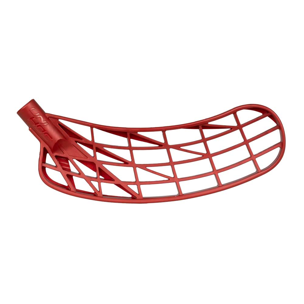 Čepel Unihoc Unilite Radiant Red středně tvrdá (PE) Levá (levá ruka dole)