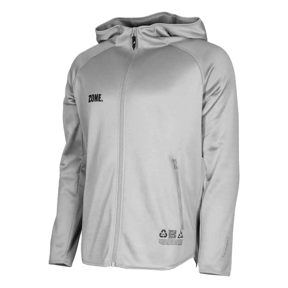 Zone Hood Zip Modern Grey M