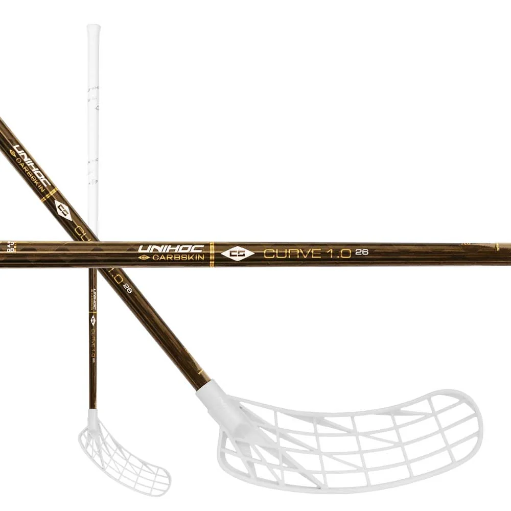 Unihoc Unilite Carbskin Curve 1.0° TITAN 26 Gold Levá (levá ruka dole) 96 cm (= 107 cm)