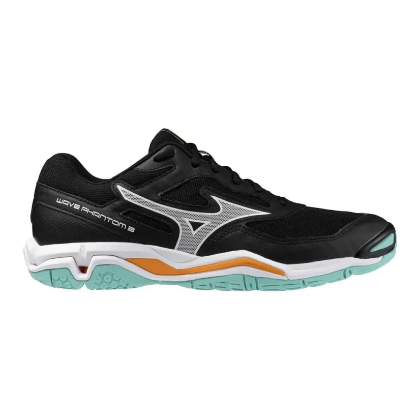 Mizuno Wave Phantom 3 Black/Tangelo/Ice Green