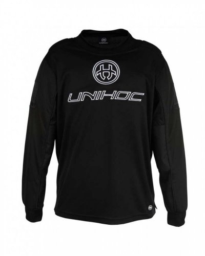 Unihoc Inferno All Black goalie jersey