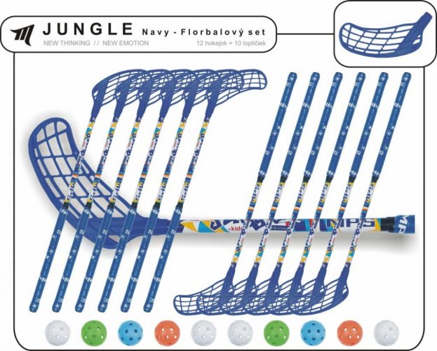 Set MPS Jungle Navy Kid (12 sticks)