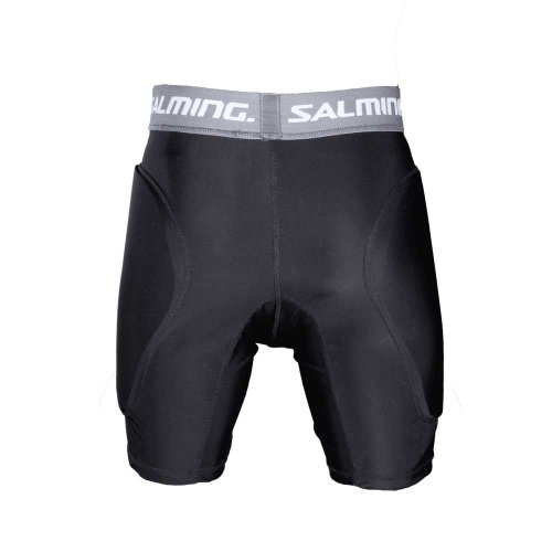 Salming E-Series Black/Grey Goalie Shorts