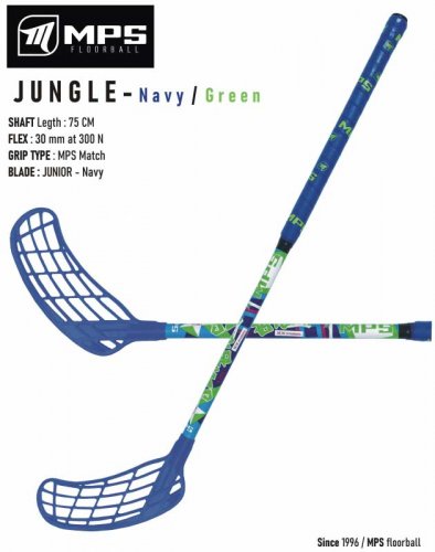 Dětský set MPS Jungle Navy/Green (12 hokejek)