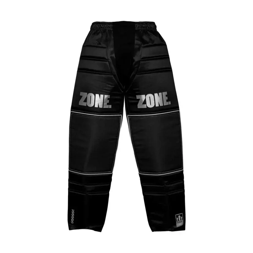 Zone Intro Black/Sliver goalie pants