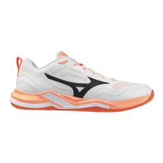 Mizuno Wave Stealth PRO White/black/flamingo Coral