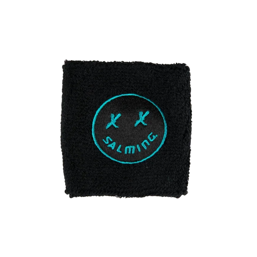 Salming Wristband Short 2-pack ICON Black/Laguna Blue