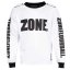 Zone Sweater Upgrade Super Wide Fit White/Black