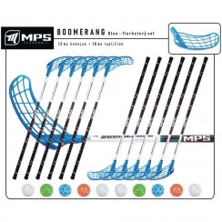 Set MPS Boomerang Blue (12 hokejok)
