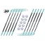 Set Accufli AirTek IFF Teal (10 hokejek)