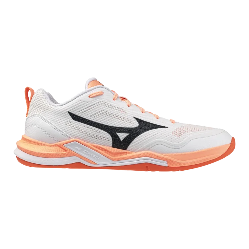 Mizuno Wave Stealth PRO White/black/flamingo Coral