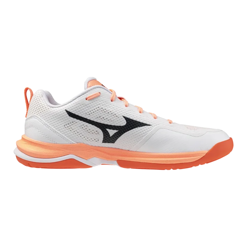 Mizuno Wave Stealth PRO White/black/flamingo Coral