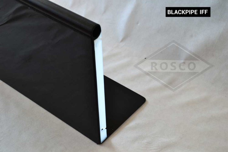 Rosco Black Pipe IFF florbalové mantinely - Farba: čierna, Rozmer: 40 x 20 m