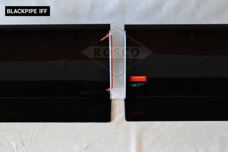 Rosco Black Pipe IFF florbalové mantinely - Barva: černá, Rozměr: 40 x 20 m