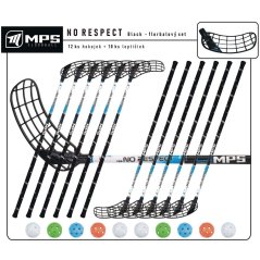 Set MPS No Respect Black/Blue (12 sticks)