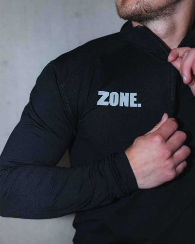 Zone GymTime Longsleeve T-shirt Black/Silver