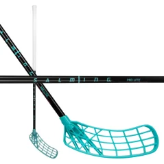 Salming Trident Mid Lite 32 Black/Laguna Blue