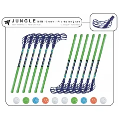 Set MPS Jungle Mini Green/Navy (12 sticks)