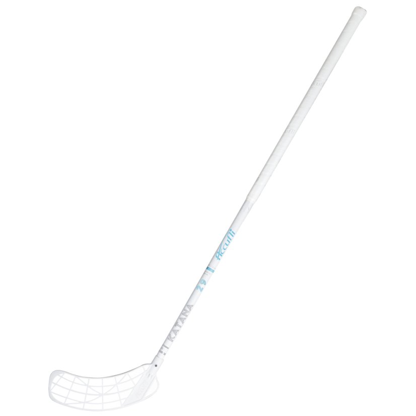 Accufli Katana 29 White/Blue - Stick length: 100 cm (= 111 cm), Blade hooking: Right (right hand below)