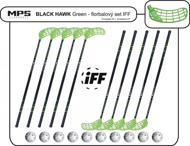 Set MPS Black Hawk Green (10 sticks)
