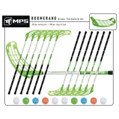 Set MPS Boomerang Green (12 hokejek)