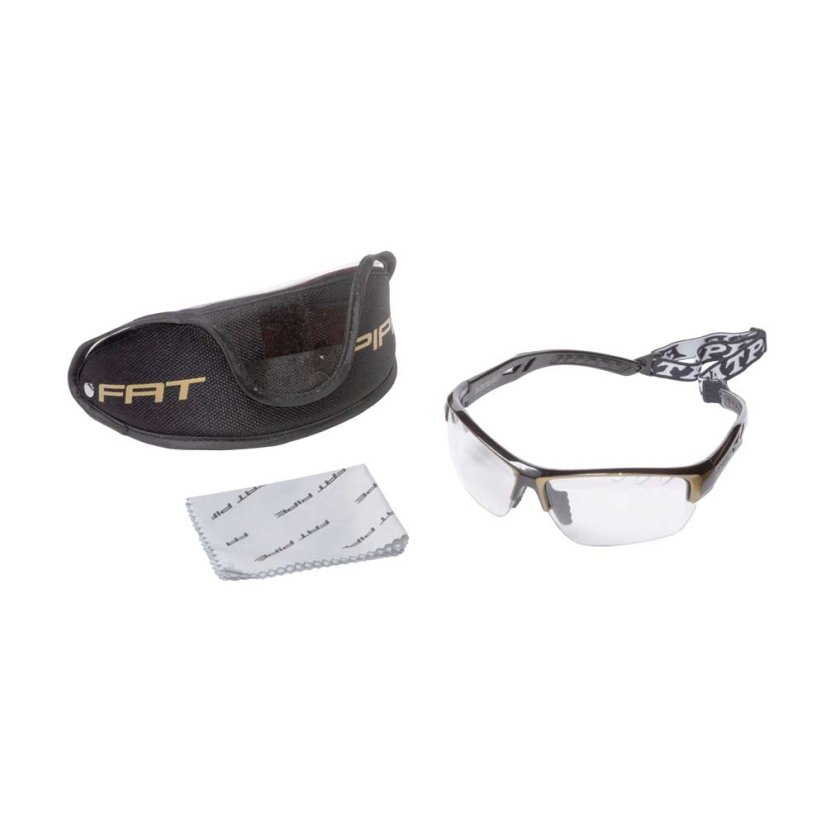 Fatpipe Protective Black/Gold Junior okulary