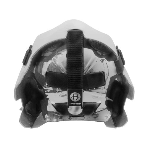 Unihoc Alpha 66 Silver/Black Goalie Mask