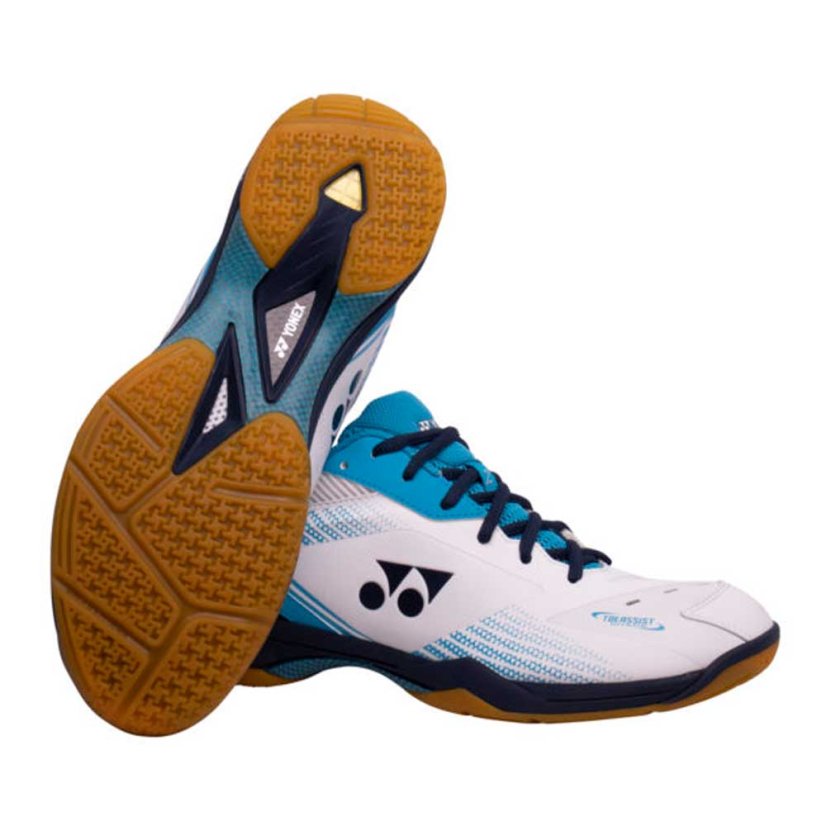 Yonex Power Cushion 65 Z White/Blue | Florbal4u.com