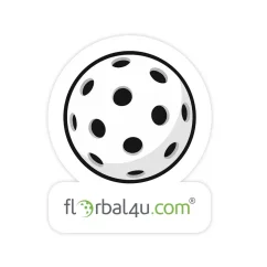 Florbal4u naklejka (prezent)