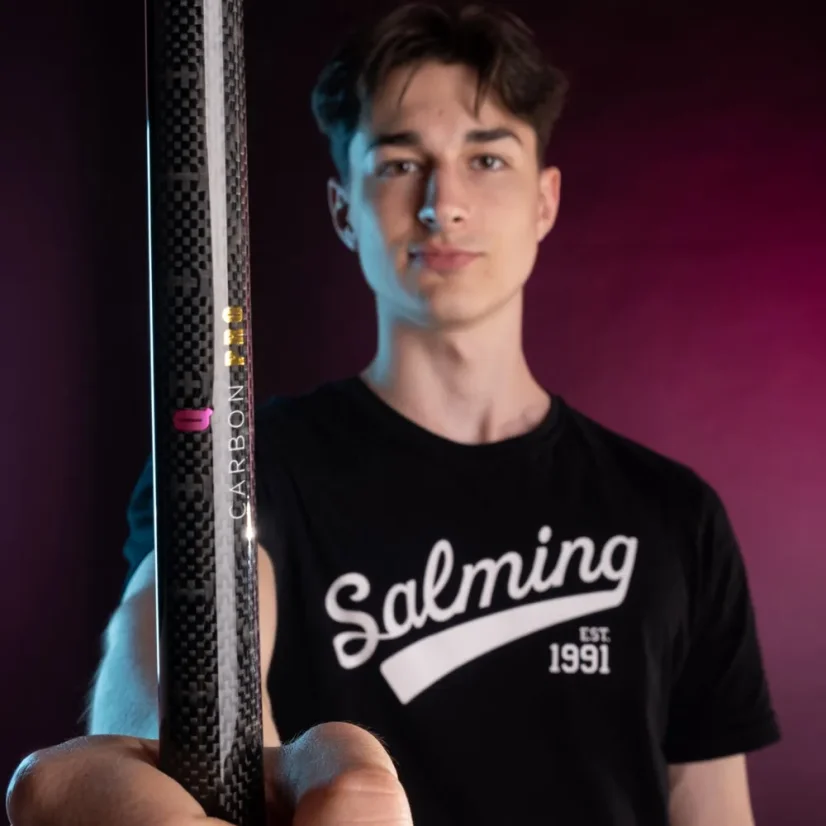 Salming Q-series Carbon Pro Shaft 29 Black/Pink JR