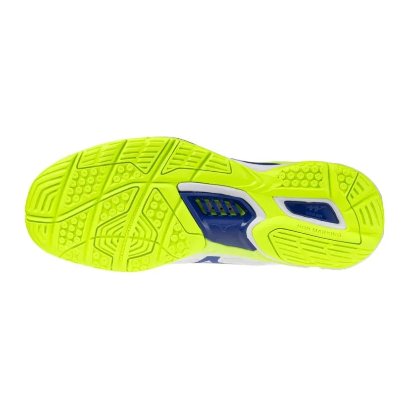Mizuno Wave Stealth 6 White/Lightning Yellow/Dazzlin