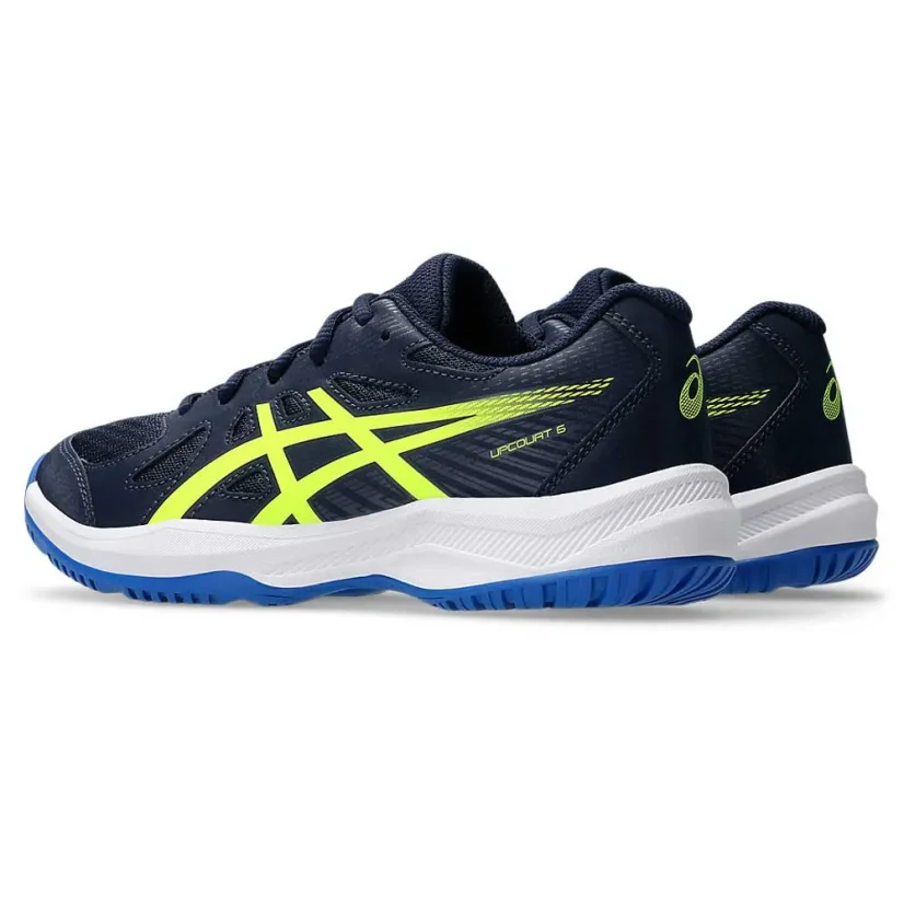Asics Upcourt 6 GS Midnight/Safety Yellow - Size (EU): 39