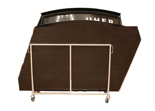 UHER IFF florbalové mantinely - Barva: černá, Rozměr: 24 x 14 m