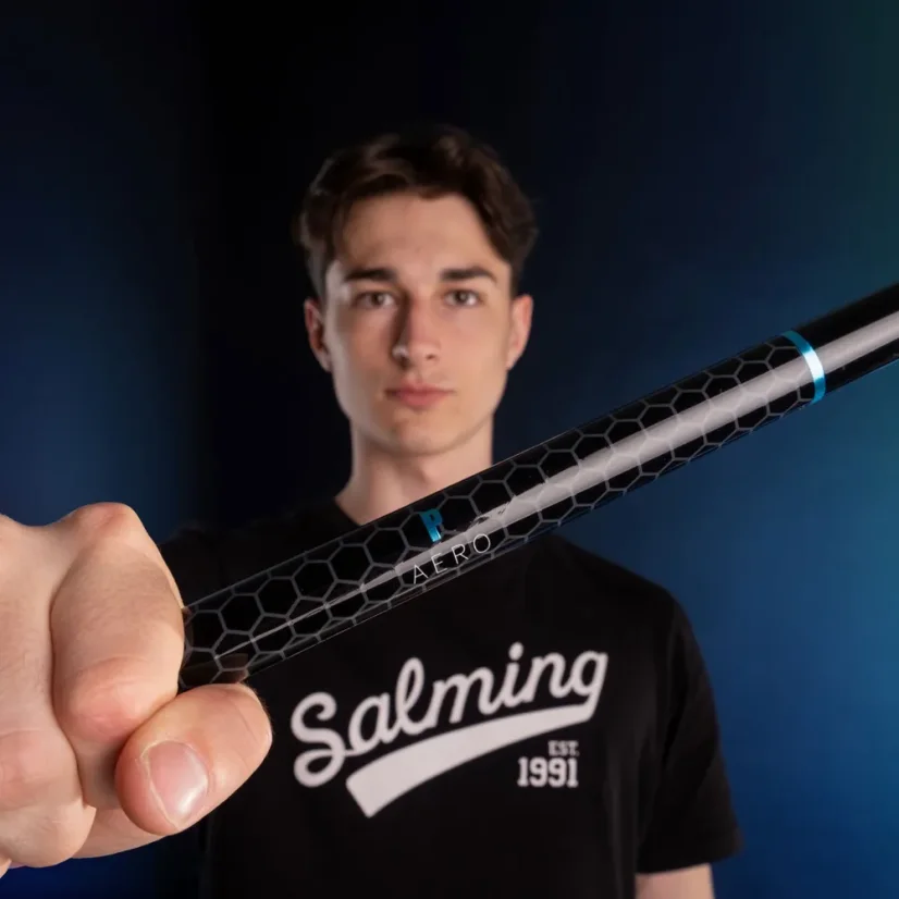 Salming P-series Aero Shaft 29 Black/Blue JR