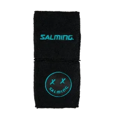 Salming Wristband Short 2-pack ICON Black/Laguna Blue