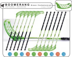 Set MPS Boomerang Green (12 hokejok)