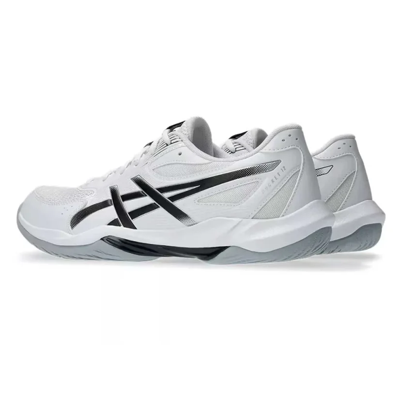 Asics Gel-Rocket 12 White/Black - Velikost (EU): 44