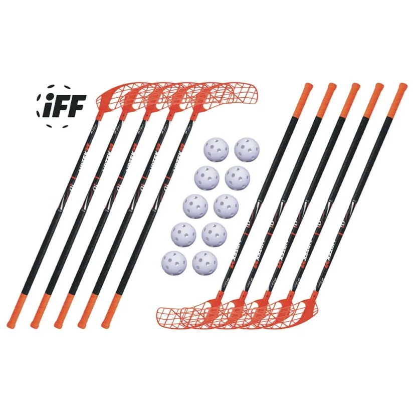Set Accufli AirTek IFF Orange (10 hokejek)