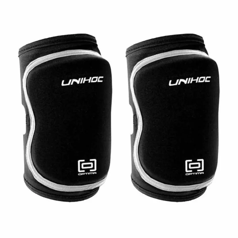 Unihoc Optima Black/White Knee Pads