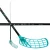 Salming Trident Mid Lite 32 Black/Laguna Blue