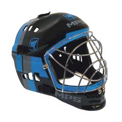 MPS Black/Blue Metal helmet