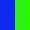 zelená/modrá
