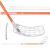 Salming Hawk Nitrolite 29 Coral/White