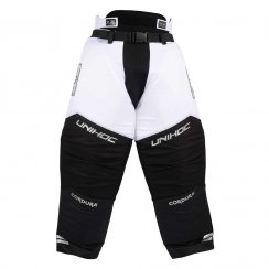Unihoc Alpha White/Black brankářske kalhoty