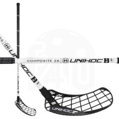 Unihoc Epic Composite 26 Black/White