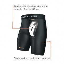Shock Doctor Core Compression Short W Bioflex Cup 221